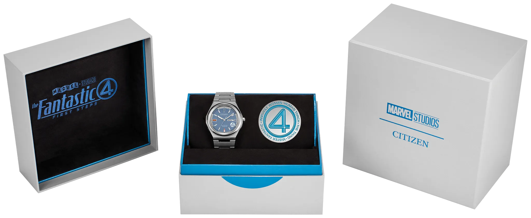 The Fantastic 4: First Steps Blue Dial Super Titanium Bracelet